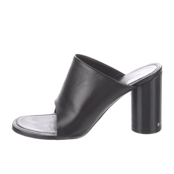 Balenciaga Leather Slides - Picture 2 of 5